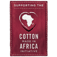 Supporting the Cotton Made in Africa Initiative Logo.