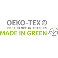 Oeko-Tex Made in Green Logo.